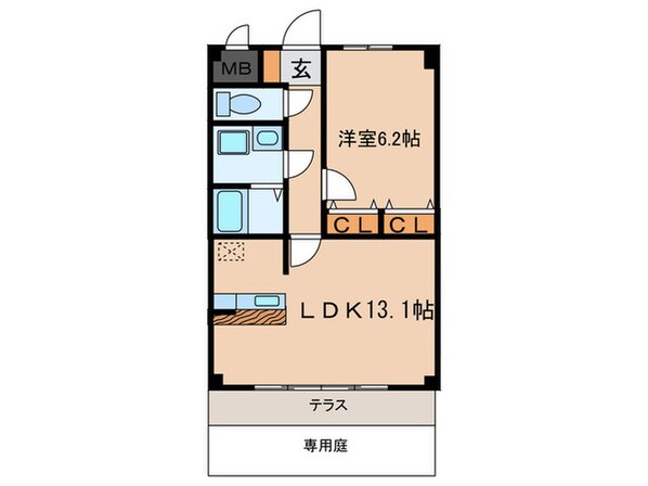 ピュアナインの物件間取画像